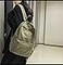 KAOBIO Canvas Backpack for Women Men Vintage Aesthetic Bags Travel Daypack Boho Hippie Grunge Backpack Sage Green