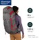 Osprey Eja Pro 55L Womens Backpacking Backpack Dale GreyPoinsettia Red WXSS
