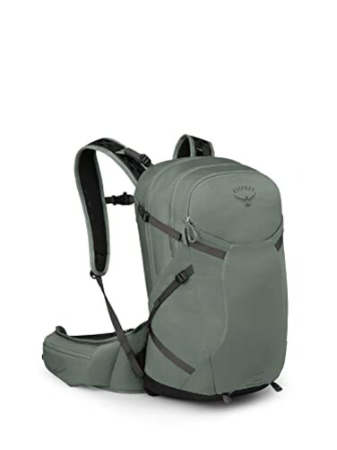 Osprey Sportlite 25L Lightweight Hiking Backpack for Men and Women Pine Leaf Green ML Extended Fit