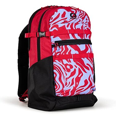 OGIO Alpha Backpack 20 Liter Red Melting Geos