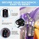 SHYLERO Clear Backpack Heavy Duty has TSA Lock 2WAY Zipper PVC Transparent Backpack Is Extra Large H18xW14xD8 Purple