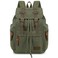 Bluboon Canvas Vintage Backpack PU Leather Casual Bookbag Men Rucksack