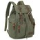 Bluboon Canvas Vintage Backpack PU Leather Casual Bookbag Men Rucksack