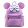 Loungefly Disney The Minnie Mouse Classic Series Womens Backpack Lavender Haze
