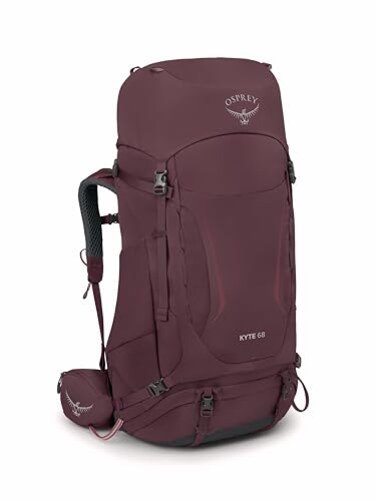 Osprey Kyte 68L Womens Backpacking Backpack with Hipbelt Elderberry Purple WML