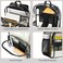 PAMANO Clear Backpack Heavy Duty Transparent Backpack with Reinforced Bottom See Through for College Travel Workplace Security Black