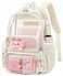 BTOOP Clear Backpack Heavy Duty Transparent Backpack 17 See Through Bookbag for College Work Festival Security with Padded Strap Large Capacity