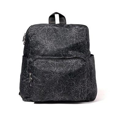 Baggallini Womens Carryall Packable Backpack Midnight Blossom