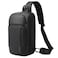BANGE Sling Bag Waterproof Shoulder bags with Pad Compartment Crossbody Backpack for Men