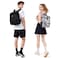 ZORFIN 26L Backpack for College and Travel Water Resistant Bookbag Grey