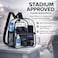 Oraben Small Clear Backpack Stadium Approved 12X11x6 Waterproof Clear Bag Stadium Backpack for Concert Work Sport Event
