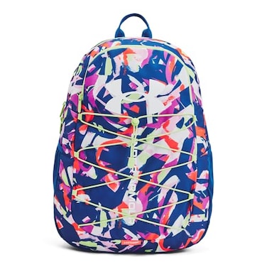 Under Armour UnisexAdult Hustle Sport Backpack 433 Tech BlueTech BlueWhite One Size Fits All