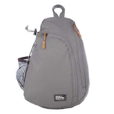 Eddie Bauer Ripstop 8L Shoulder Sling Pack with Padded AirMesh Adjustable Crossbody Strap for Right or Left Handed Fit Slate