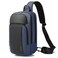 BANGE Mens Sling Bag Large Shoulder Bag for Men Waterproof Crossbody Bag Men with Separated Pad Compartment