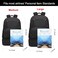 seyfocnia Gym Backpack for Men Waterproof Sports Backpacks With Shoe Compartment Lightweight Workout Trainning Back Pack Casual Travel DaypackBlack