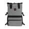 zazzy Smell Proof Bag with Combination Lock Weather Resistant Lockable Smell Proof Backpack Expandable Backpack Grey