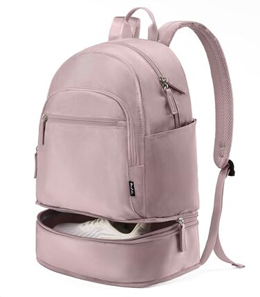 Uselike Gym Backpack for Women Men Lightweight Gym Bag with Shoe Compartment Waterproof Workout Backpack with Wet Pocket