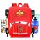Disney Cars Mini Backpack for Kids Bundle with 14 Lightning McQueen Backpack with Water Bottle Stickers More 3D Lightning McQueen Travel Bag Set for Girls Boys