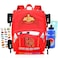 Disney Cars Mini Backpack for Kids Bundle with 14 Lightning McQueen Backpack with Water Bottle Stickers More 3D Lightning McQueen Travel Bag Set for Girls Boys