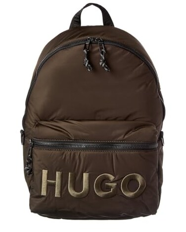 HUGO Rikky Tonal Logo Nylon Backpack juniper PCE