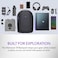 Alienware 18 Backpack AW7825P 28L Capacity 3D Breathable Mesh Magnetic Pocket Organizers RFID Safe Pocket Weather resistant 3D Iridescent Reflective Alienware logo Alienware Black