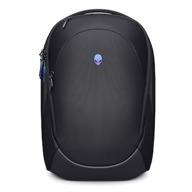 Alienware 18 Backpack AW7825P 28L Capacity 3D Breathable Mesh Magnetic Pocket Organizers RFID Safe Pocket Weather resistant 3D Iridescent Reflective Alienware logo Alienware Black