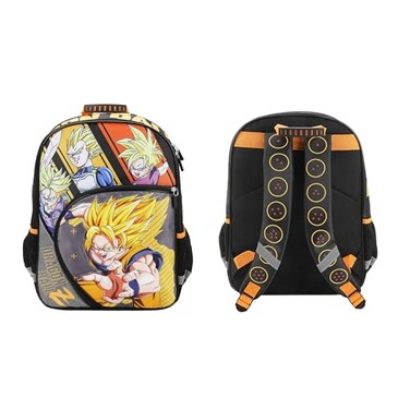 Bioworld Dragon Ball Z Super Saiyan Character Panels 16 kids boys Backpack