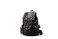 SandraWang Gothic Skull Studded Backpack for Women Men Structured PU Leather Punk Bookbag with Drawstring Flap A4 Tablet Friendly Alternative Fashion Design