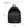 EASTPAK Padded Pakr 24L Commuter Travel Backpack with Front Pocket WaterResistant Vegan Materials Adjustable Straps Black
