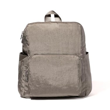 Baggallini Womens Carryall Packable Backpack Sterling Shimmer