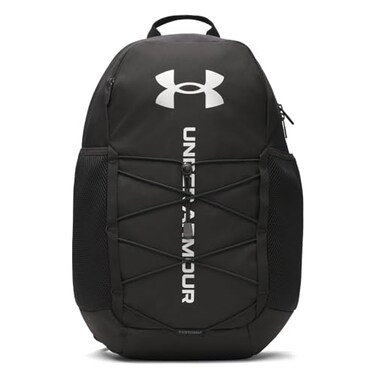 Under Armour Unisex Hustle Sport 60 Backpack 001 BlackBlackMetallic Silver One Size Fits Most