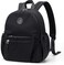 GOLF SUPAGS 10L Mini Backpack Lightweight Nylon Daypack for Women Small City Pack Versatile Ladies Backpack for Shopping Travel Black