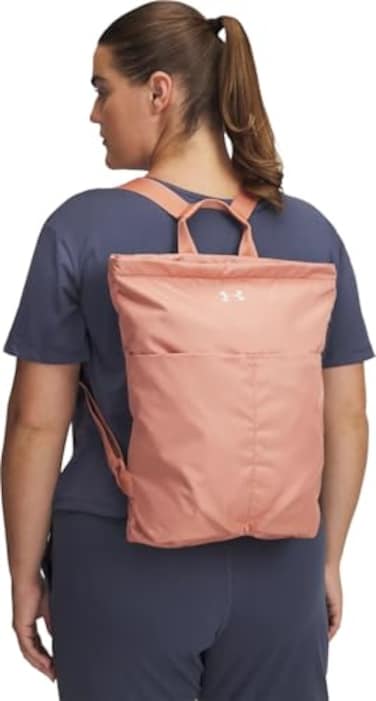 Under Armour Womens Studio Lite Backpack 696 Canyon Pink Black One Size Fits Most