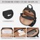 GOLF SUPAGS 13L Mini Backpack Lightweight Nylon Daypack for Women Small City Pack Versatile Ladies Backpack for Shopping Travel Black