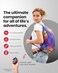 Nanobag Daypack Ultralight 16L Foldable Travel Hiking Backpack Reusable Packable Collapsible Bag for Men Women Black