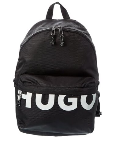 HUGO Shaun Big Logo Day Backpack Catfish Black One Size