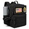 flipfit 9L Mini Tactical Backpack Small Military Gym Bag for Men Women Molle Daypack Camping Backpack with Patch Black