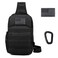 Valinov Tactical Shoulder BagMolle Shoulder BackpacksMilitary Sling Daypack Backpack with USB Charging port 1 Pack Black