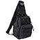 Qcute Tactical Backpack Waterproof Military Crossbody Molle Sling Shoulder Backpack Chest Bag for Outdoor Every Day Carry Black