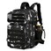 Lovelinks21 25L Tactical Backpack for Men and Women Military Backpack Small Assault Pack Molle Backpack Bug Out Bag Travel Rucksack Daypack Black Lightning