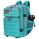 Lovelinks21 25L Tactical Military Backpack Small Travel Rucksack for Men and Women Assault Pack Bug Out Bag Molle Daypack Gym Backpack with Bottle Holder Neon Teal