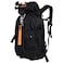 PAIWPHLI Tactical Backpack Flight Parachute Pack Large Lightweight Travel Backpack with Molle for Outdoor Black