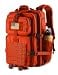 Hannibal Tactical 45L MOLLE Assault Pack Tactical Backpack Military Army Camping Rucksack with Bottle Holder 3Day Pack Trip wUSA Flag Patch DRings Orange