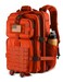 Hannibal Tactical 45L MOLLE Assault Pack Tactical Backpack Military Army Camping Rucksack with Bottle Holder 3Day Pack Trip wUSA Flag Patch DRings Orange