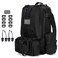 CALUOMATT Large Military Tactical Backpack for Men 4050L Backpacks for Women Bug out Bag Army 3 Days Assault Pack Bags Rucksack with Molle System Black