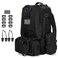 CALUOMATT Large Military Tactical Backpack for Men 4050L Backpacks for Women Bug out Bag Army 3 Days Assault Pack Bags Rucksack with Molle System Black