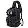 Lemubeane Tactical Sling Bag Backpack Military Rover Shoulder Sling Pack EDC Molle Range Bag Crossbody Chest Pack Black