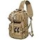 Lemubeane Tactical Sling Bag Backpack Military Rover Shoulder Sling Pack EDC Molle Assault Range Bag Crossbody Chest Pack Coyote