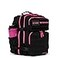 WOLFpak 25L Athletic Gym Backpack Black Neon Pink Durable 1000D Waterproof Oxford Material with MOLLE Webbing Laptop Pocket Dual Cup Holders