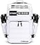 WOLFpak 35L Tactical Gym Backpack Polar White Durable 1000D Waterproof Oxford Material with MOLLE Webbing Laptop Pocket Dual Cup Holders Durable FitnessTravelMilitary Daypack
